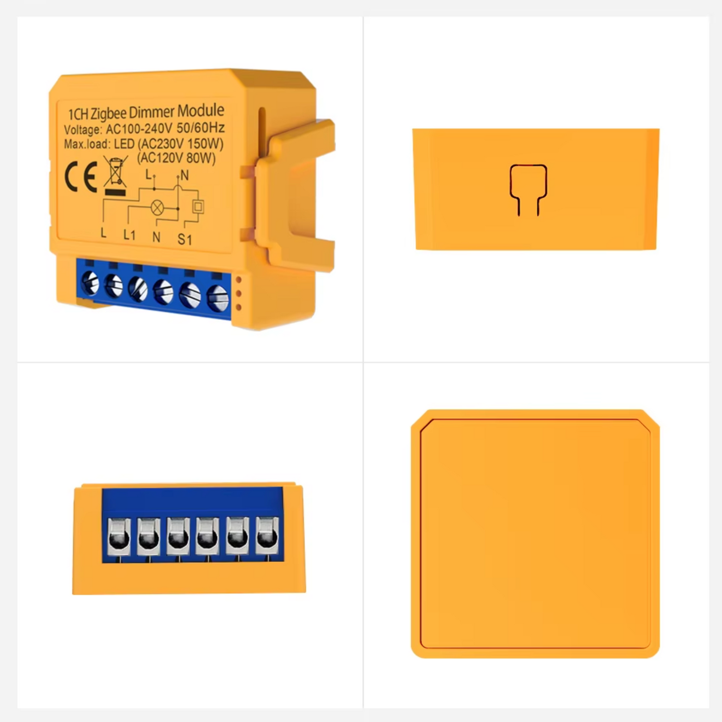 Stavo Zigbee Mini DIY Smart Light Dimmer Switch Module Relay Timer 1/2 Gang