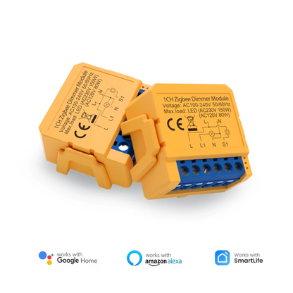 Stavo Zigbee Mini DIY Smart Light Dimmer Switch Module Relay Timer 1/2 Gang
