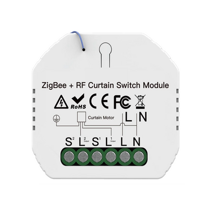 Stavo Zigbee + RF Mini DIY Smart Curtain Switch Module Relay