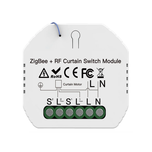 Stavo Zigbee + RF Mini DIY Smart Curtain Switch Module Relay