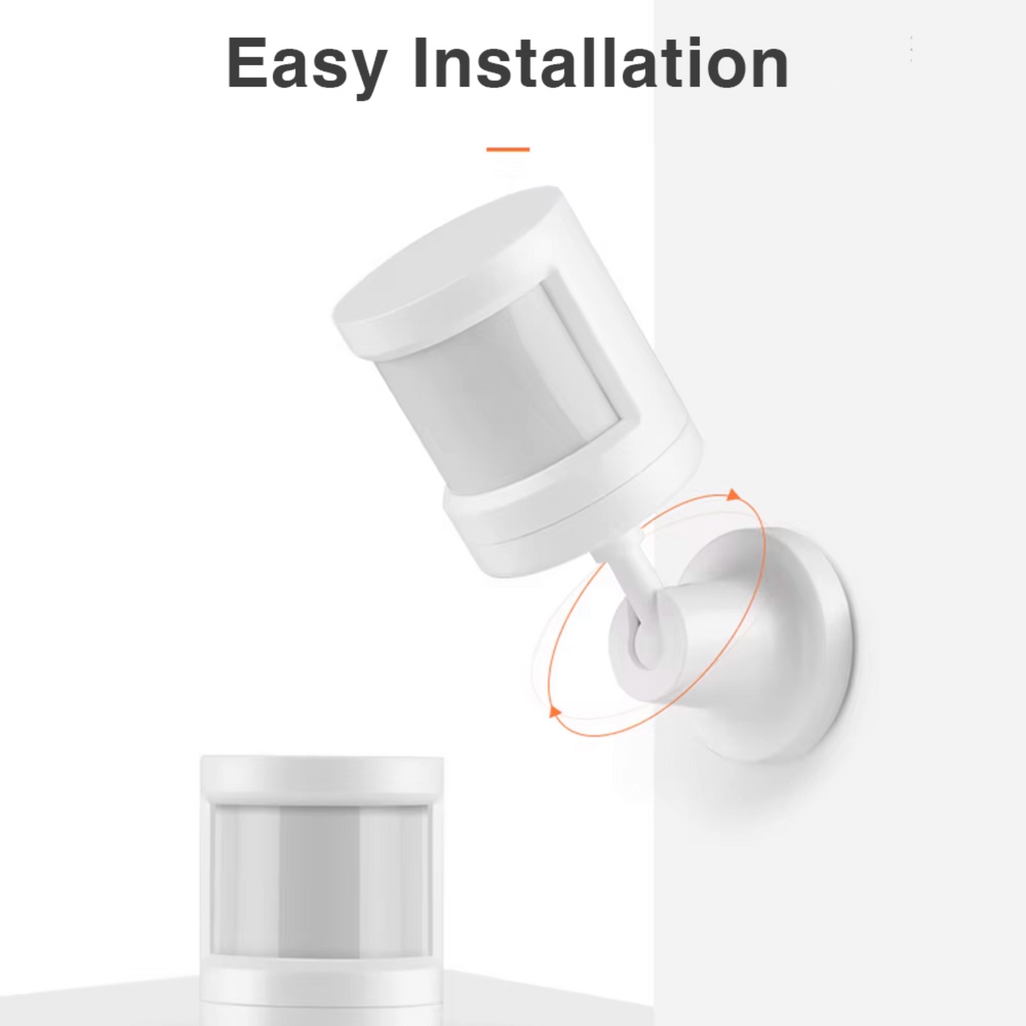 Stavo Tuya Zigbee PIR Motion Sensor 1 - Human Body Movement Detector Battery Powered 170 Degrees 7m Detecting Range Intelligent Linkage