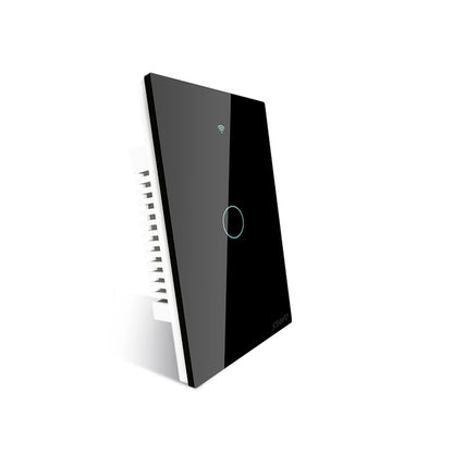 WIFI Smart Wall Touch Light Switch Glass Panel, 3 Way Multi-Control No Neutral Required US Standard
