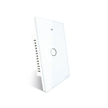 WIFI Smart Wall Touch Light Switch Glass Panel, 3 Way Multi-Control No Neutral Required US Standard