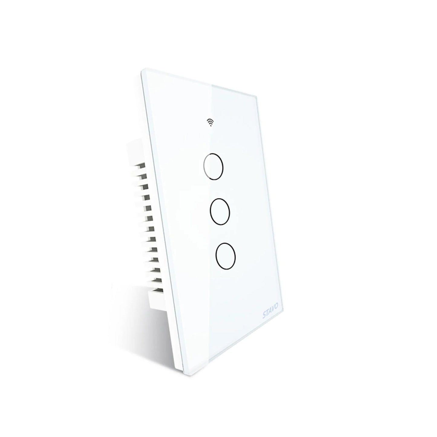 WIFI Smart Wall Touch Light Switch Glass Panel, 3 Way Multi-Control No Neutral Required US Standard