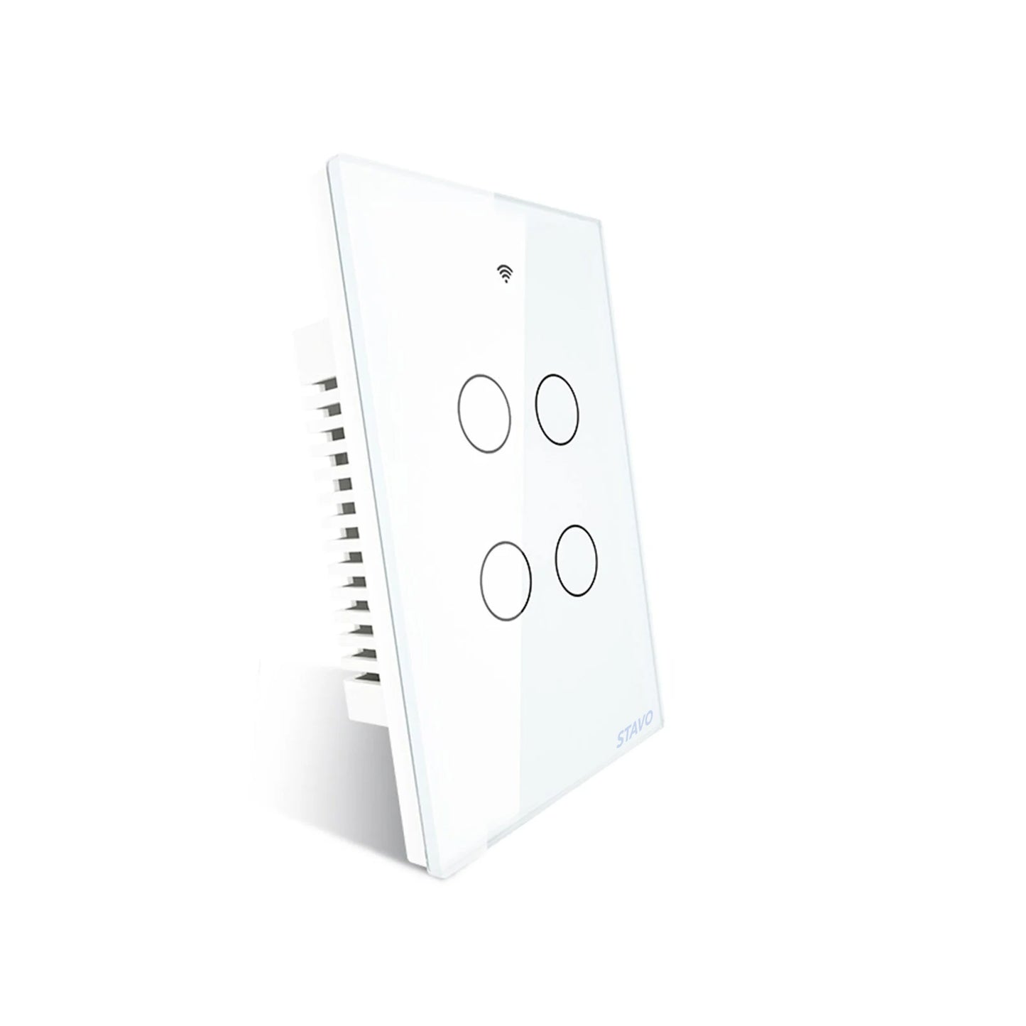 WIFI Smart Wall Touch Light Switch Glass Panel, 3 Way Multi-Control No Neutral Required US Standard