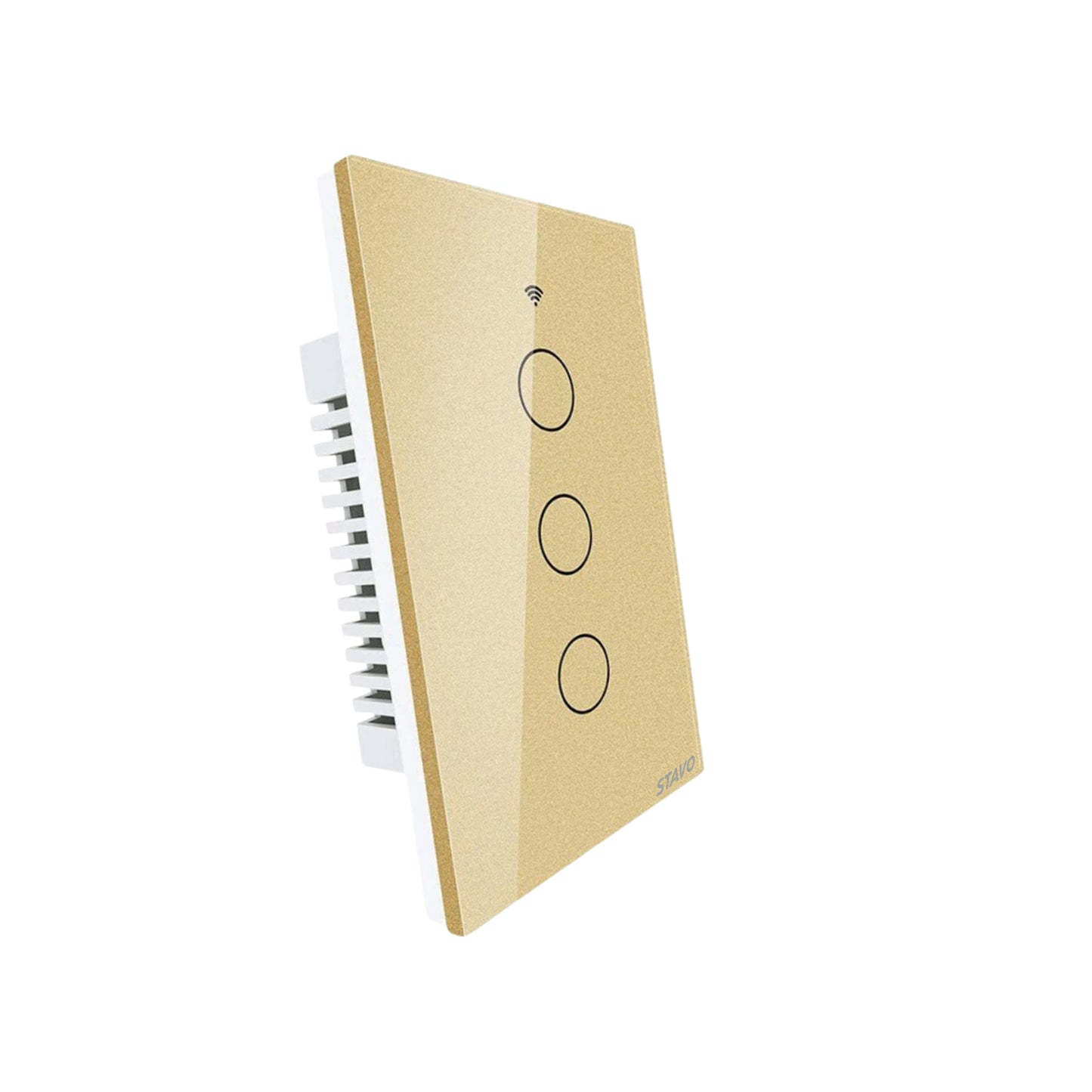 WIFI Smart Wall Touch Light Switch Glass Panel, 3 Way Multi-Control No Neutral Required US Standard