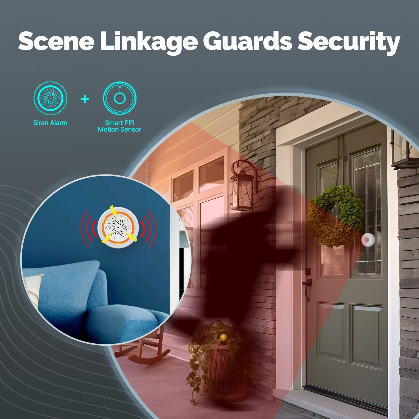 Stavo Tuya Motion Zigbee PIR Sensor 2 - Detector WIFI Movement Sensor Smart Life APP Wireless Home Security System Model 2