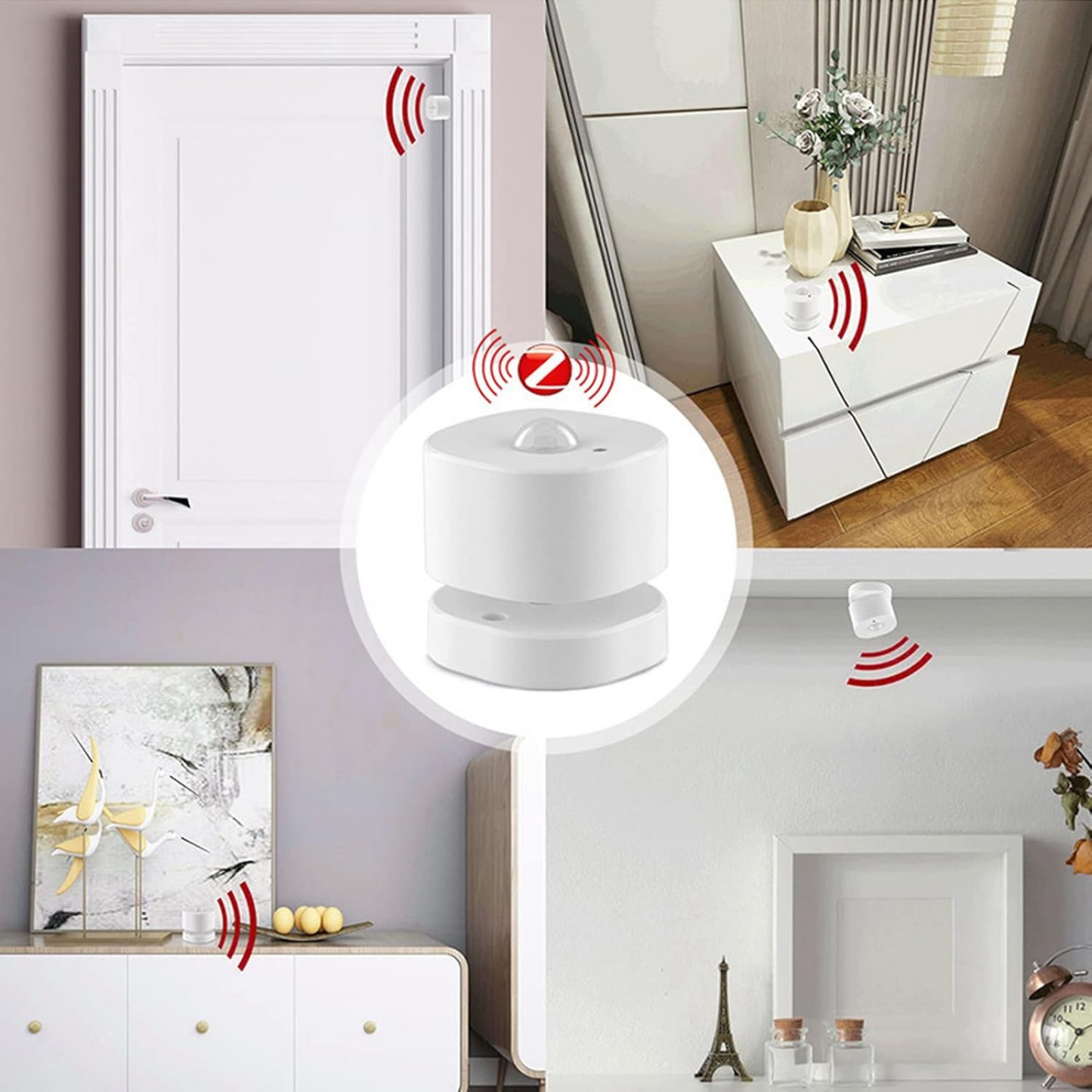 Stavo ZigBee PIR Motion Sensor Model 3 – Smart Home Security & Automation - 120-150 degress - 3 to 7 meters