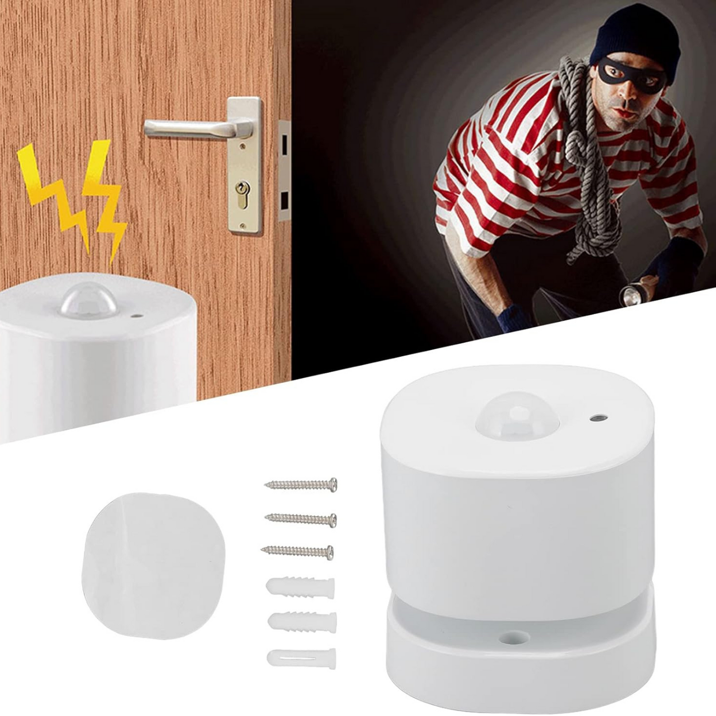 Stavo ZigBee PIR Motion Sensor Model 3 – Smart Home Security & Automation - 120-150 degress - 3 to 7 meters