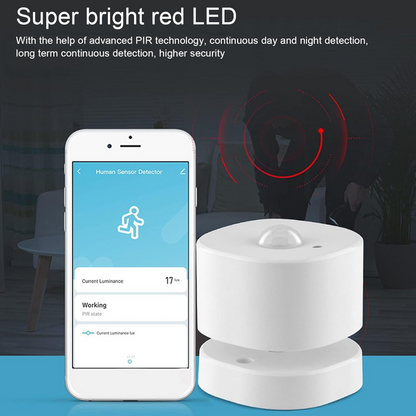 Stavo ZigBee PIR Motion Sensor Model 3 – Smart Home Security & Automation - 120-150 degress - 3 to 7 meters