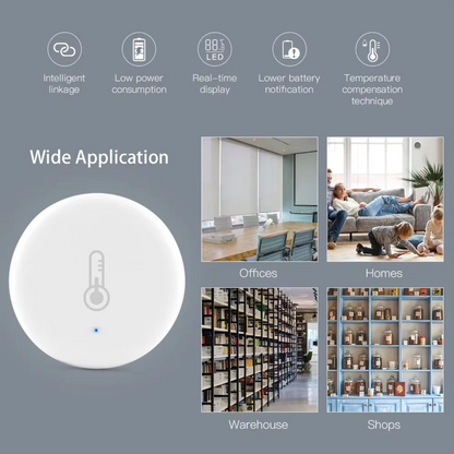 Stavo Zigbee Smart Temperature and Humidity Sensor Meter