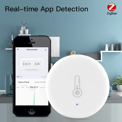 Stavo Zigbee Smart Temperature and Humidity Sensor Meter