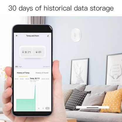 Stavo Zigbee Smart Temperature and Humidity Sensor Meter