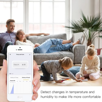 Stavo Zigbee Smart Temperature and Humidity Sensor Meter