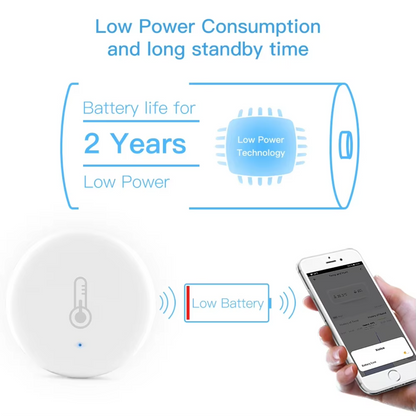 Stavo Zigbee Smart Temperature and Humidity Sensor Meter