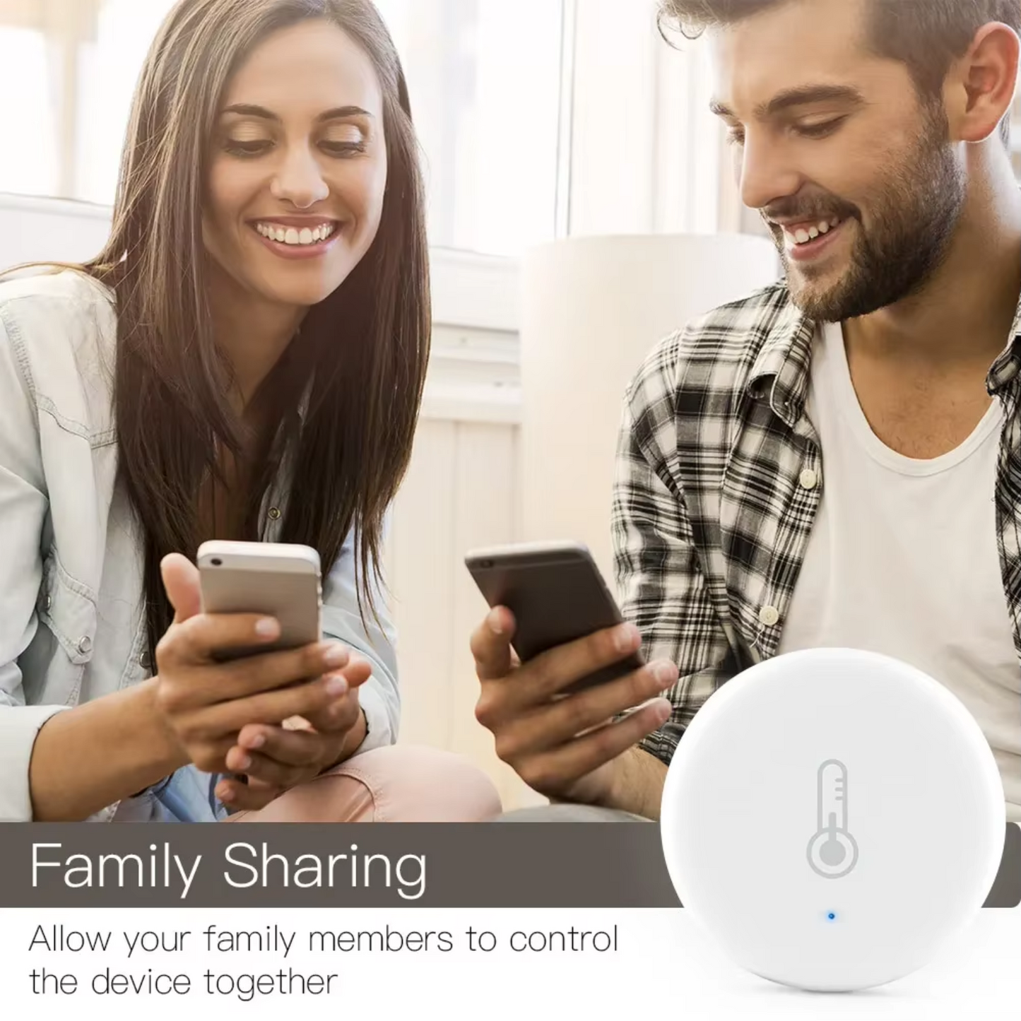 Stavo Zigbee Smart Temperature and Humidity Sensor Meter