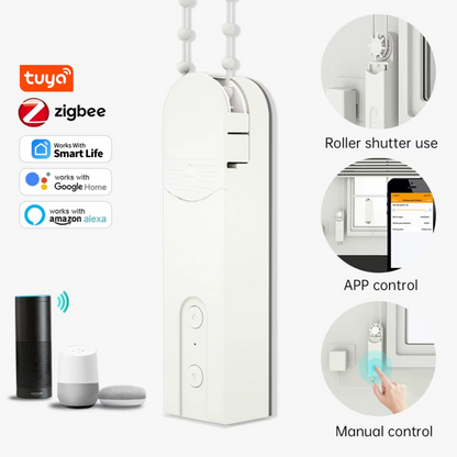 ZigBee Smart DIY Motorized Roller Blinds/Shades Curtain Drive Motor 2MQTT Setup Available Am43