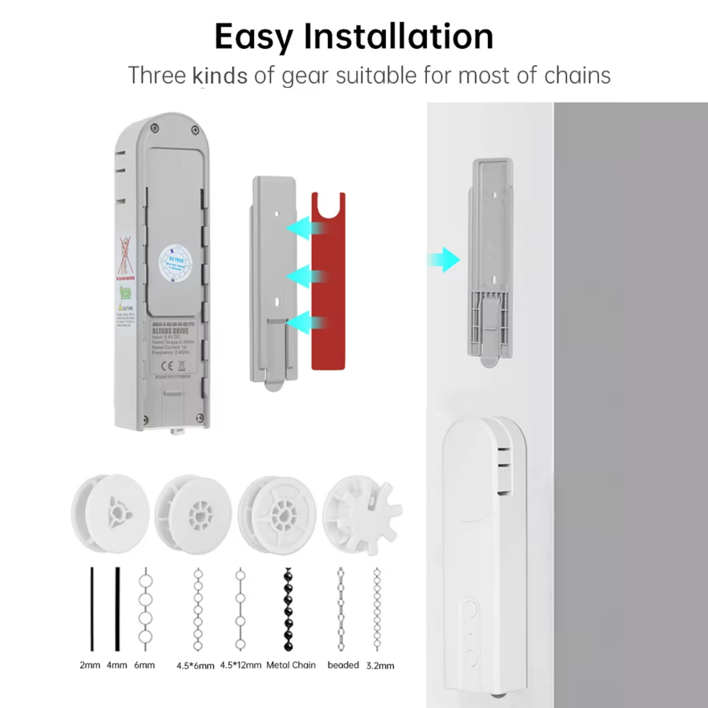 ZigBee Smart DIY Motorized Roller Blinds/Shades Curtain Drive Motor 2MQTT Setup Available Am43