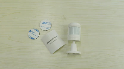 Stavo Tuya Zigbee PIR Motion Sensor 1 - Human Body Movement Detector Battery Powered 170 Degrees 7m Detecting Range Intelligent Linkage